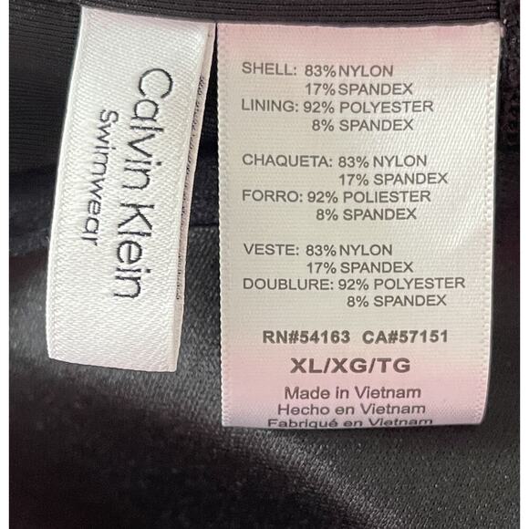 Calvin Klein Black Molded Underwire Balconette Bikini Top Size XL NWT $78‎ - Picture 5 of 5